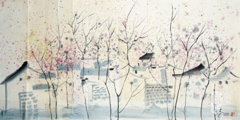    吳冠中 風景